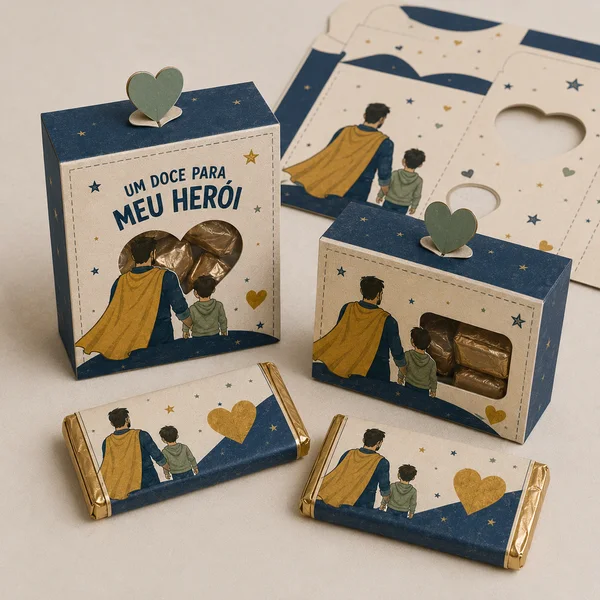Caixinhas e capas para doces